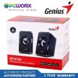 Genius SP-U125 USB Powered Stereo Speakers(Black) on Sale