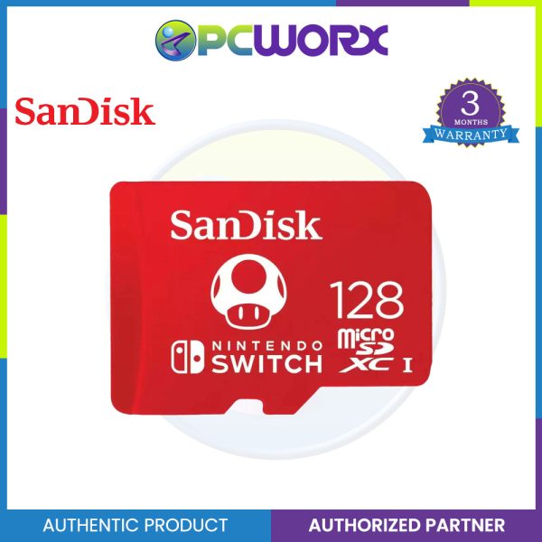 SanDisk 128GB microSDXC-Card, Licensed for Nintendo-Switch - SDSQXAO-128G-GNCZN Supply