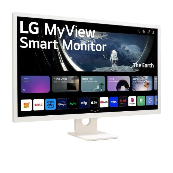 LG 27  27SR50F-W Flat FHD Smart Monitor-IPS Panel, 60Hz- HDMI,USB For Sale