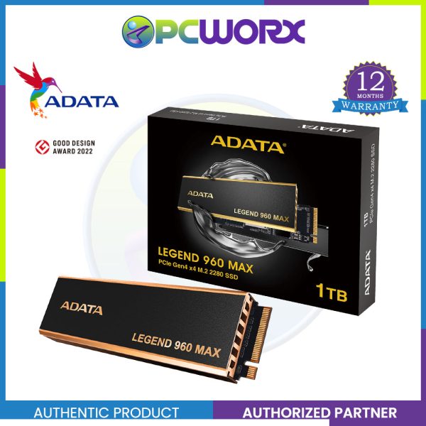 Adata LEGEND 960 MAX M.2 PCIe 4.0 X4 Solid State Drive Fashion