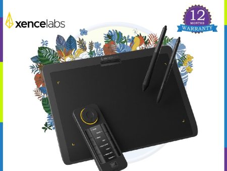 Xencelabs Graphic Tablet Medium, Wireless Drawing Tablet with 2 Battery-Free Digital Pen Online