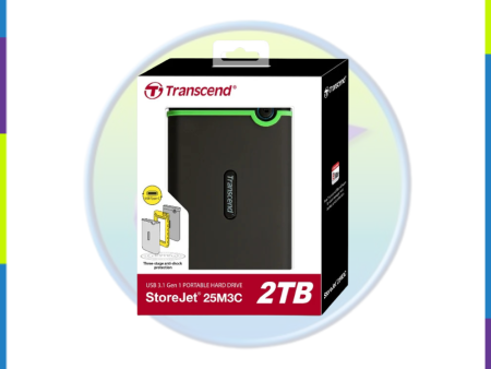 Transcend TS2TSJ25M3C 2TB USB3.1 Gen1 StoreJet 2.5 Rugged External Hard Drive Discount