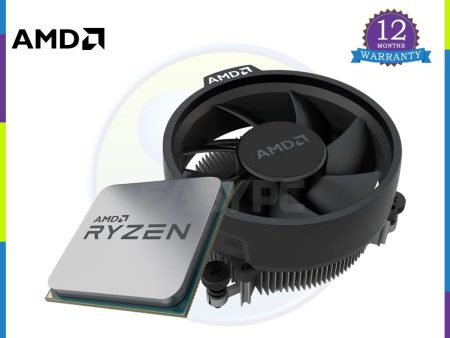 AMD Ryzen™ 3 4100 4-Core, 8-Thread Unlocked Desktop Processor with Wraith Stealth Cooler Fashion