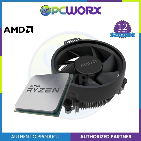 AMD Ryzen™ 3 4100 4-Core, 8-Thread Unlocked Desktop Processor with Wraith Stealth Cooler Fashion