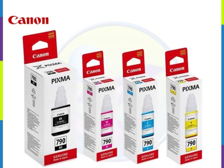 Canon GI-790 Black   Cyan   Magenta   Yellow Inks Online Sale