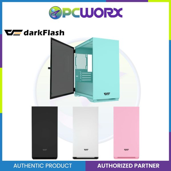 darkFlash DLM22 Minimalist Design, Fine Ventilation Performance, USB 3.0 Ready Micro ATX Gaming Case Online now