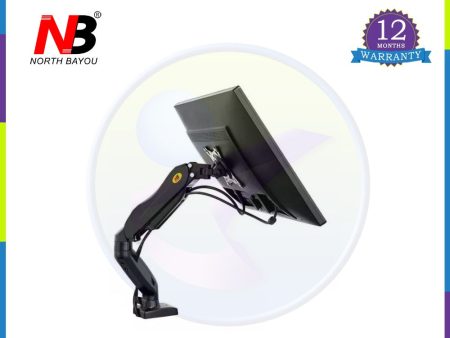 North Bayou F80 Monitor Desk Mount Stand Full Motion Swivel Monitor Arm with Gas Spring Online Sale