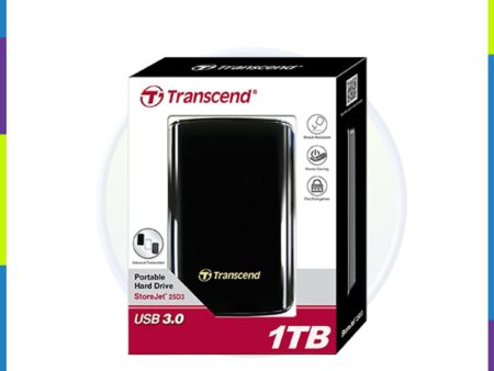 Transcend TS1TSJ25D3 1TB StoreJet2.5 D3, Portable For Discount