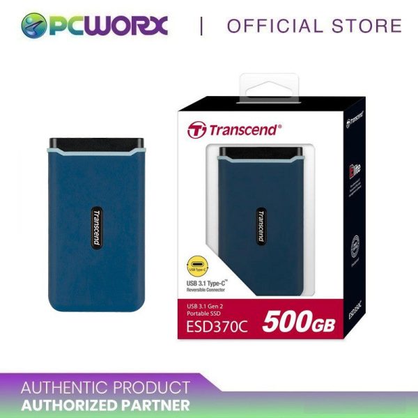 Transcend Ts500gesd370c 500gb USB3.1 Gen2 Type-C Rugged Portable SSD For Sale