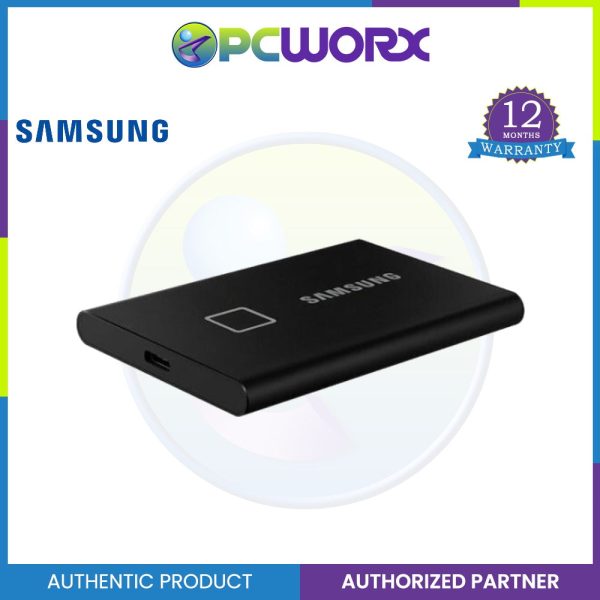 Samsung 1TB T7 Touch Portable USB3.2 (MU-PC1T0K WW) External SSD Supply