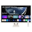 LG 27  27SR50F-W Flat FHD Smart Monitor-IPS Panel, 60Hz- HDMI,USB For Sale