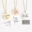 Custom Handwriting Pendant Necklace Online