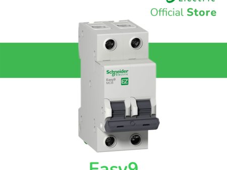 Schneider Easy9 IEC 2P 20A C DIN-Rail Type Miniature Circuit Breaker 220 400V 10kAIC EZ9F56220 Supply