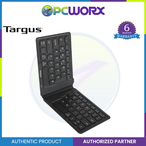 Targus AKF003 Ergonomic Foldable Bluetooth Antimicrobial Wireless Keyboard For Discount