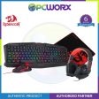 Redragon Gaming Essentials 4 In 1 Set (Keyboard Mouse Mousepad Headset) (S101-BA-2) on Sale