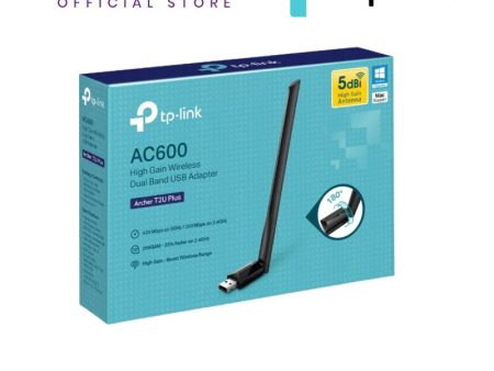 TP-LINK Archer T2U Plus AC600 High Gain Wi-Fi Dual Band USB Adapter Sale