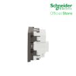 Scneider Socket Outlet Avataron A International 16A 250V 2S sized Black M3T426-IS-BK Online now