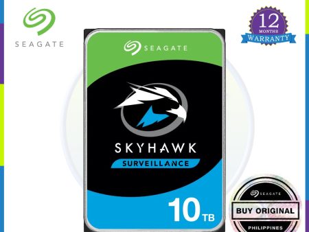 Seagate Skyhawk AI 10TB Video Internal Hard Drive HDD – 3.5 Inch SATAfor DVR NVR Security Camera Discount