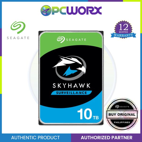 Seagate Skyhawk AI 10TB Video Internal Hard Drive HDD – 3.5 Inch SATAfor DVR NVR Security Camera Discount