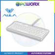 Aula F3061 Membrane Keyboard White | RGB TKL Wired Silicone Keyboard (White) Sale