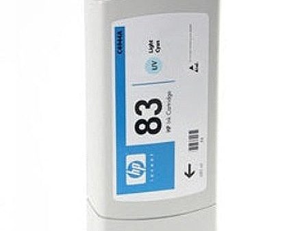 C4944A HP 83 Light Cyan Ink PARTIALLY USED OEM Hot on Sale