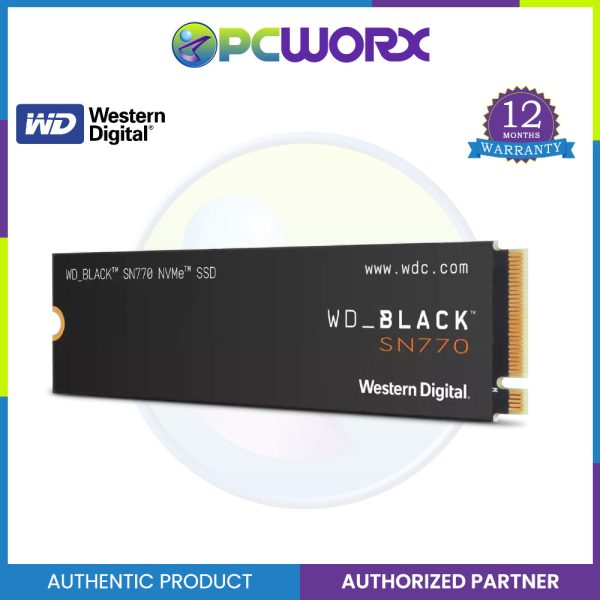 Western Digital WD Black SN770 250GB NVME PCIE GEN4 M.2 Internal SSD (WDS250G3X0E) on Sale