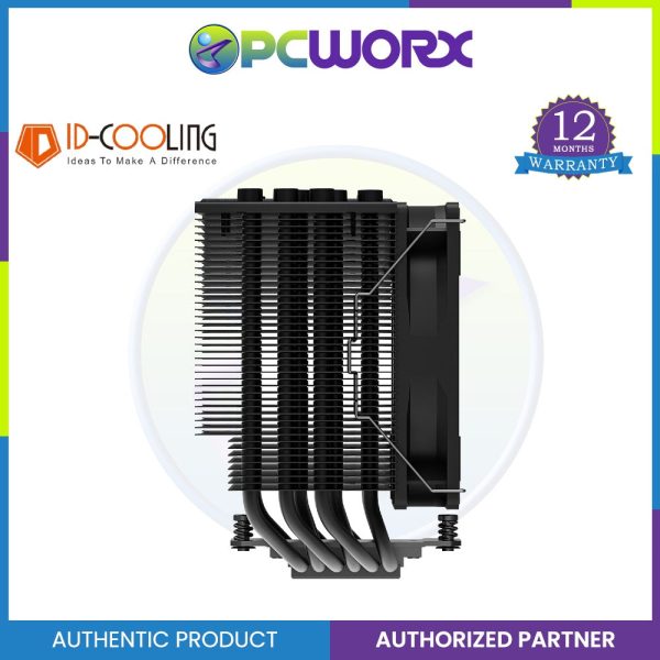 ID-Cooling SE-226-XT Black CPU Cooler Intel AMD CPU Air Cooler 6 Heatpipes All-Black For Sale