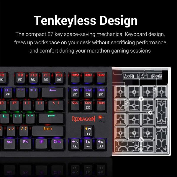 Redragon S113-KN 2-in-1 Esssential Gaming Keyboard and Mouse Combo on Sale