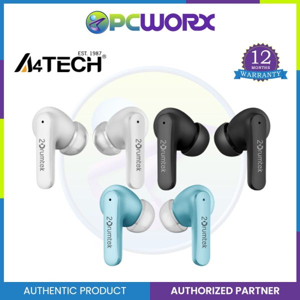 A4tech B25 2Drumtek True Wireless Earphone  Bluetooth v5.2 Wireless Earphone For Discount