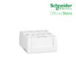 Schneider Enclosure, Resi9 MP Surface 1 Row of 8 Modules IP40 White Door 1 Earth + 1 Neutral Terminal Blocks MIP12108 For Sale