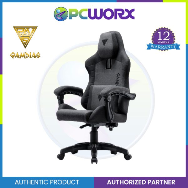 Gamdias Zelus E3 Weave  Gaming Chair Fabric Black Online