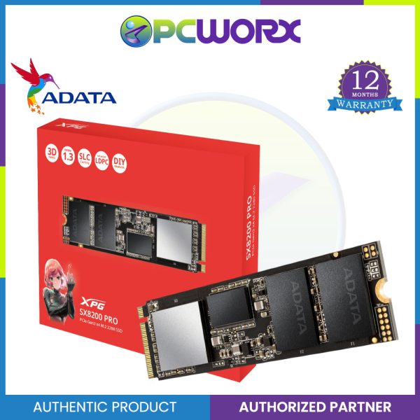 Adata XPG SX8200 Pro 1TB 3D NAND NVMe Gen3x4 PCIe M.2 2280 Solid State Drive R W 3500 3000MB s SSD Fashion